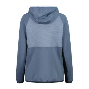 Women's hooded fleece CMP Grid Tech Micro image-1