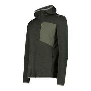 Hooded Jacquard Fleece CMP image-2
