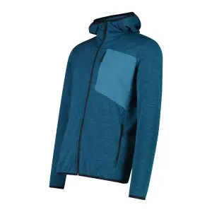 Hooded Jacquard Fleece CMP image-2