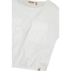 T-shirt i strækbart polyester med lommer foran til kvinder CMP image-3