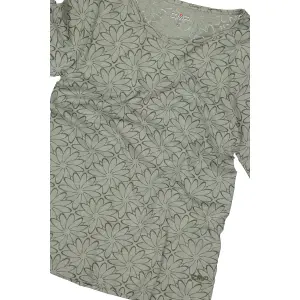 T-shirt i vaskefarvet jersey med blomstertryk dame CMP image-3