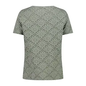 T-shirt i bleget jersey med print dame CMP image-1