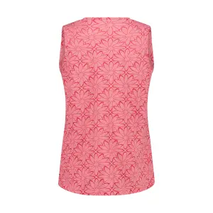 Camiseta sin mangas de jersey desgastado con estampado floral mujer CMP image-1
