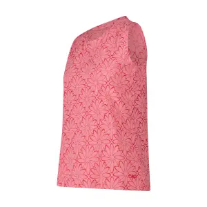 Camiseta sin mangas de jersey desgastado con estampado floral mujer CMP image-2