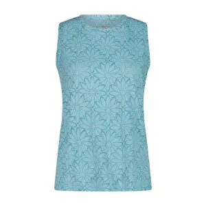 Camiseta sin mangas de jersey desgastado con estampado floral mujer CMP image-0