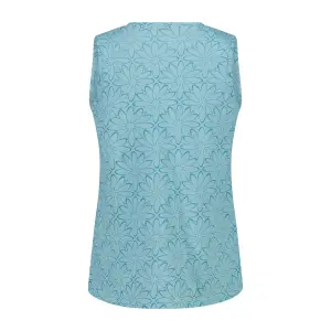 Camiseta sin mangas de jersey desgastado con estampado floral mujer CMP image-1