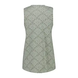 Camiseta sin mangas de jersey desgastado con estampado floral mujer CMP image-1