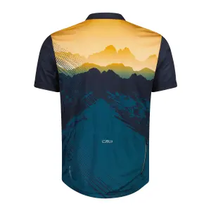 Printed T-Shirt with Zip CMP image-1