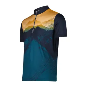 Printed T-Shirt with Zip CMP image-2