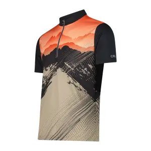 Printed T-Shirt with Zip CMP image-2