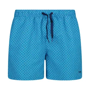 Printed Microfibre Swim Shorts CMP image-0