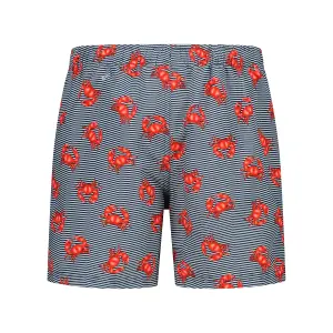 Striped Crab Print Swim Shorts Child CMP image-2