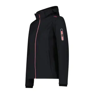 Women's softshell hooded waterproof jacket CMP image-2