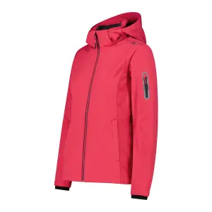 Women's softshell hooded waterproof jacket CMP image-2