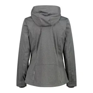 Women's softshell hooded waterproof jacket CMP image-1