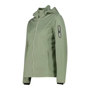 Women's softshell hooded waterproof jacket CMP image-2