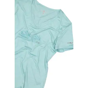 Γυναικείο T-shirt με φαρδύ γιακά CMP Light image-4
