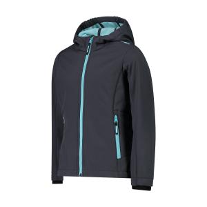 Girls' hooded windbreaker CMP image-2