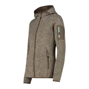 Thick Hooded Sweater Fleece Women CMP Knit-Tech image-2