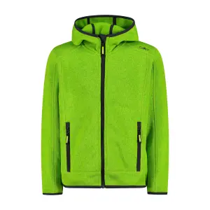 Fleece med hætte til børn CMP Knit-Tech image-0