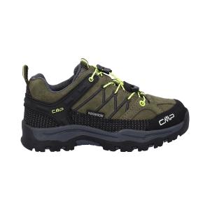 3q13244-07es-zapatillas-de-senderismo-para-ni-os-cmp-rigel-wp-low-verde-oliva-amarillo-fluo