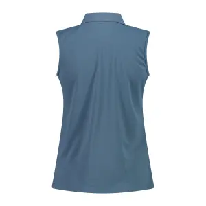 Woman's sleeveless polo shirt CMP image-1