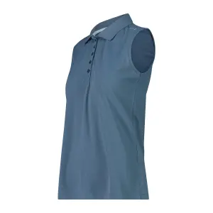 Woman's sleeveless polo shirt CMP image-2