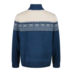 Knitted Jumper with Zip Collar CMP Wooltech image-1