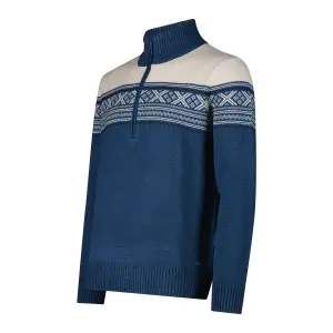 Knitted Jumper with Zip Collar CMP Wooltech image-2