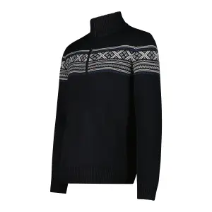Knitted Jumper with Zip Collar CMP Wooltech image-2
