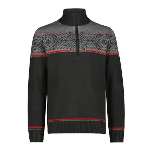 Zipped-neck sweater CMP Wooltech image-0