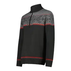 Zipped-neck sweater CMP Wooltech image-2