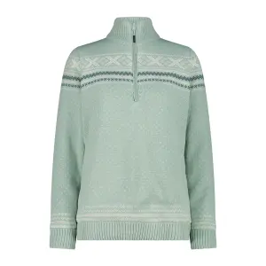 Pull 1/2 zip i strik til kvinder CMP WP image-0