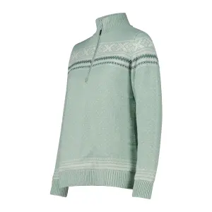 Pull 1/2 zip i strik til kvinder CMP WP image-2