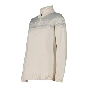 Pull 1/2 zip i strik til kvinder CMP image-2