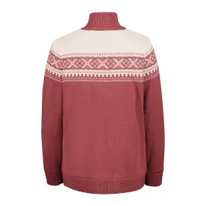 Pull 1/2 zip i strik til kvinder CMP image-1