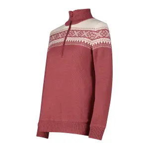 Pull 1/2 zip i strik til kvinder CMP image-2