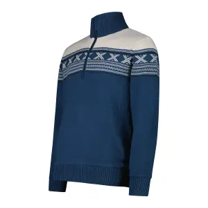 Knitted Zip Neck Jumper CMP image-2