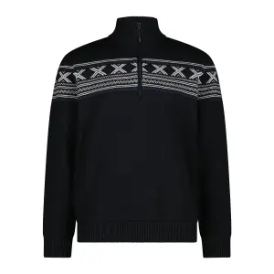 Knitted Zip Neck Jumper CMP image-0