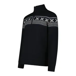 Knitted Zip Neck Jumper CMP image-2