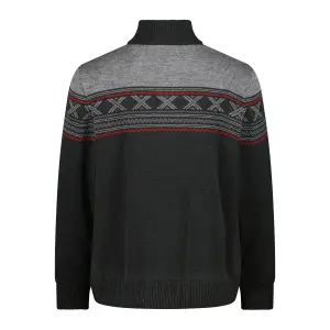 Knitted Zip Neck Jumper CMP image-1