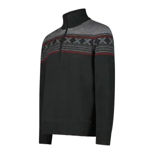 Knitted Zip Neck Jumper CMP image-2