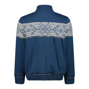 Knitted Zip Collar Pullover CMP image-1