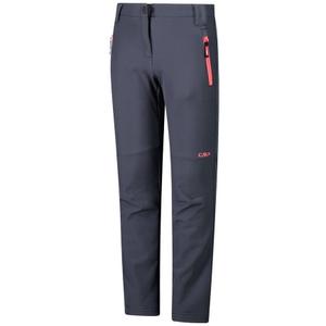 Girls' slim softshell trousers CMP image-1
