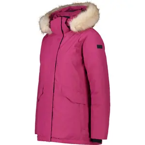 Women's zip-up hooded parka CMP image-2