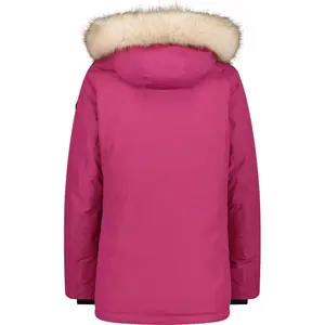 Women's zip-up hooded parka CMP image-1