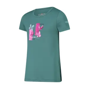 Wide neck T-shirt for girls CMP image-2
