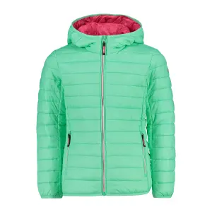 Chaqueta acolchada con capucha fija para niña CMP image-0