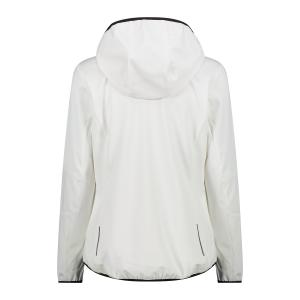 Vandtæt jakke med lynlås og hætte til kvinder CMP image-1
