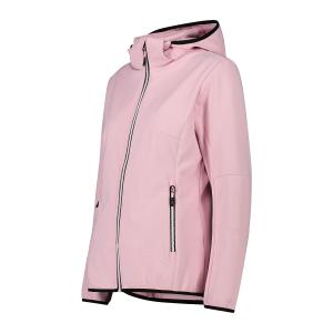 Vandtæt jakke med lynlås og hætte til kvinder CMP image-2